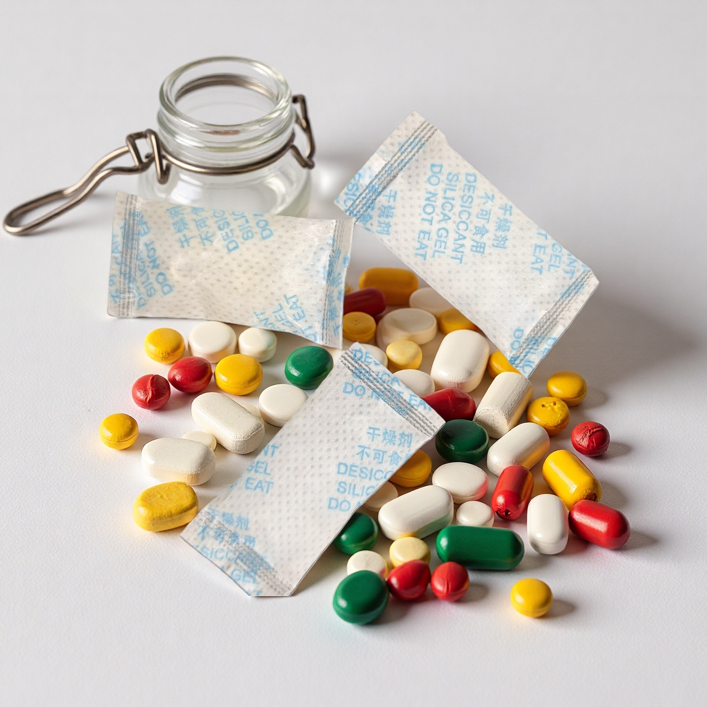 Great Quality GMP Standard Silica Gel Desiccants for Drug Food-Grade Medical