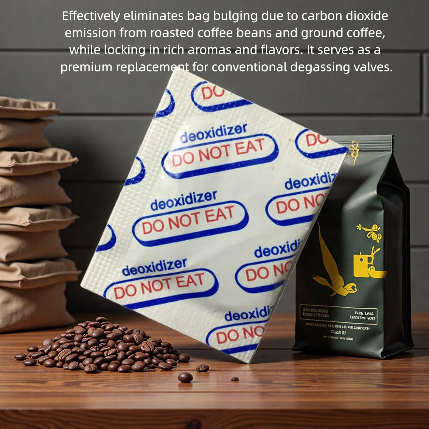 Oxygen Absorber 100cc for Long-Lasting Freshness of Coffee Food